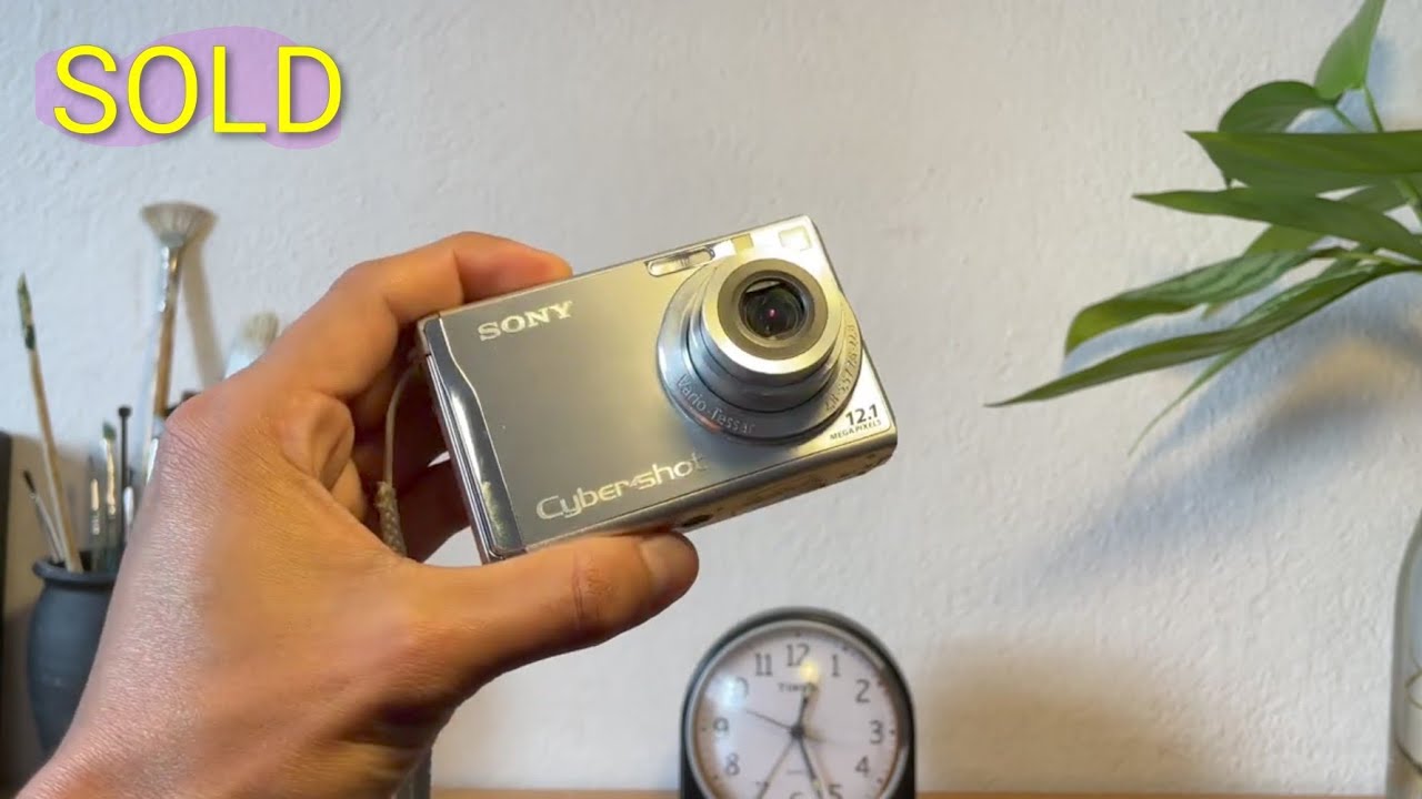 C&aacute;mara Digital Sony Cyber-Shot DSC-W200 - Vintage Digicam