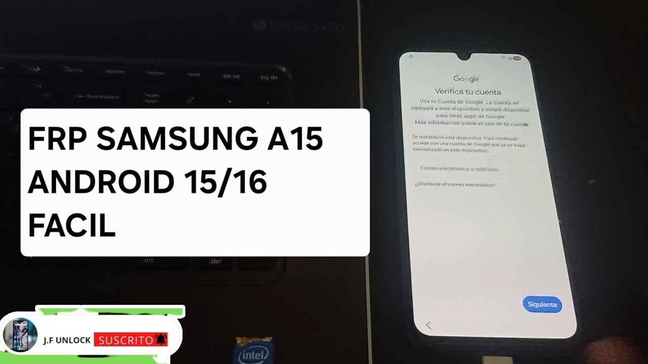 Samsung A15 FRP Bypass Android 16 (2026) | Quitar Cuenta Google Fácil