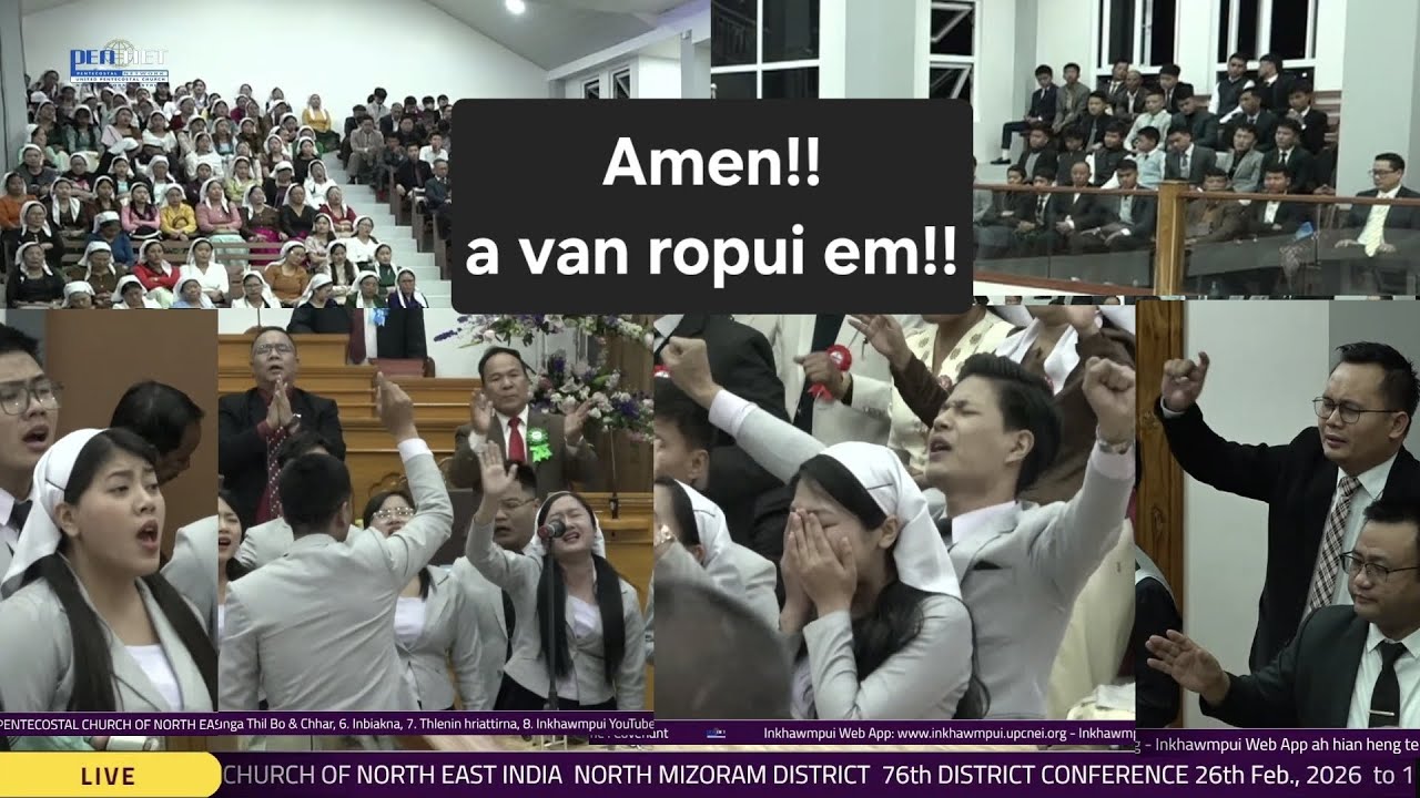 North Mizoram District Choir te zai a va ropui em