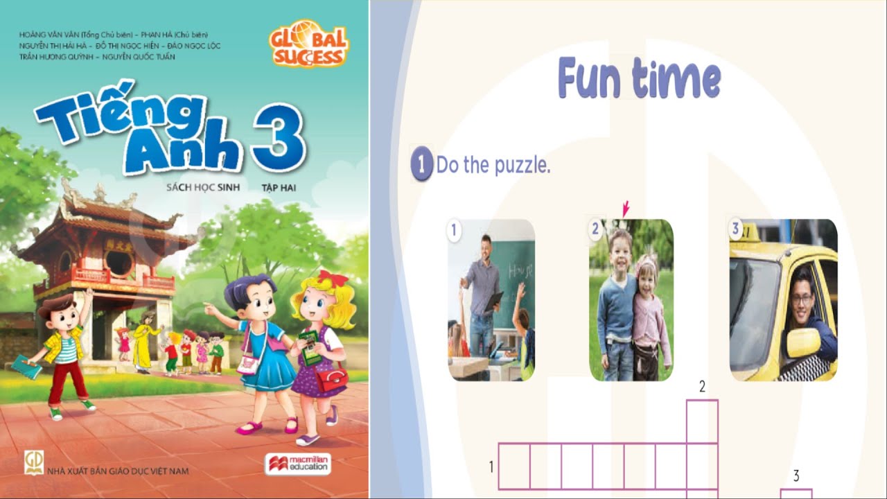 Tiếng Anh 3 Global Success - Fun Time 3 - Trang 38,39