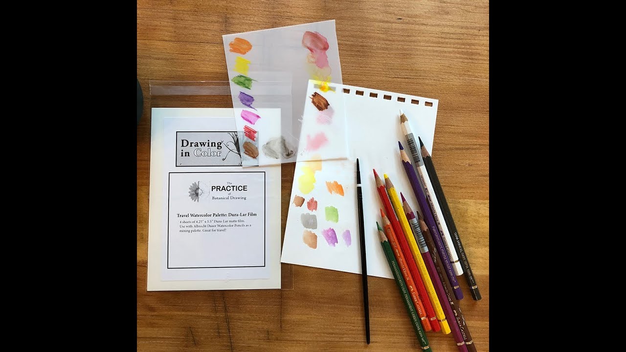 How to use the DrawBotanical Dura-Lar Watercolor Palette