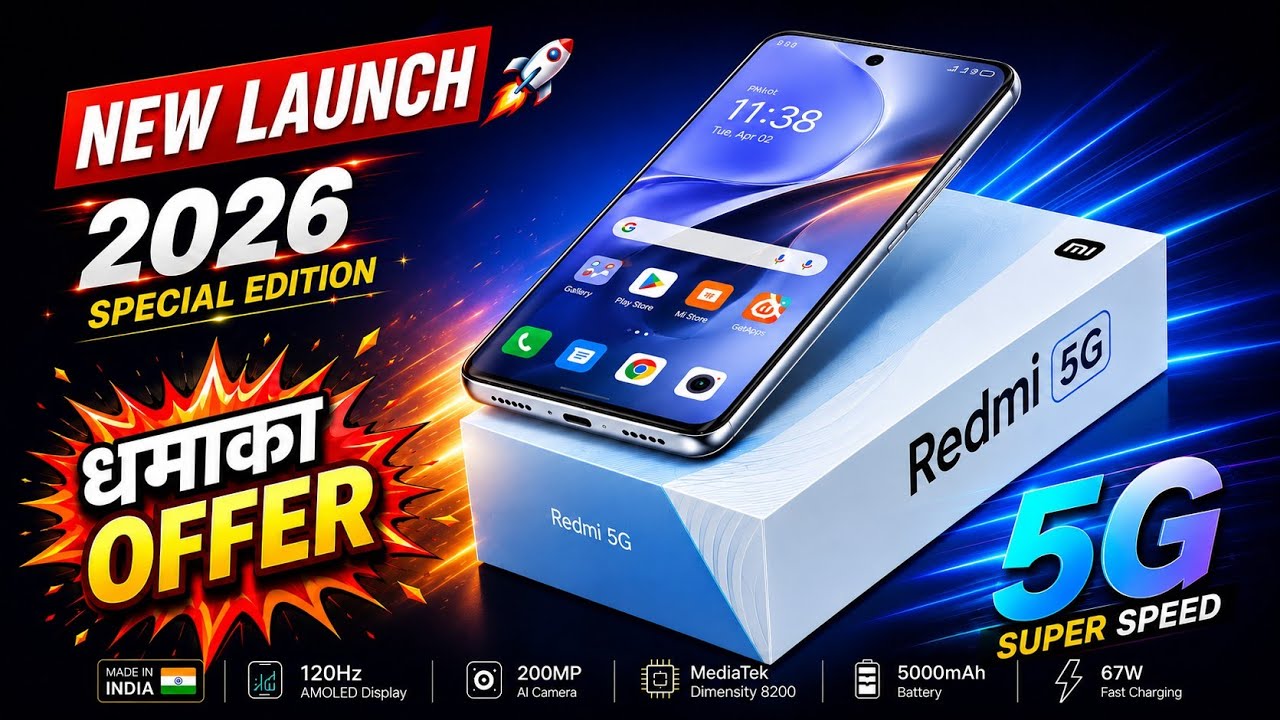 New 5G Mobile⚡Redmi A5 5G unboxsing⚡Best 5G Smartphone 2026⚡Jio Phone 3 unboxsing 