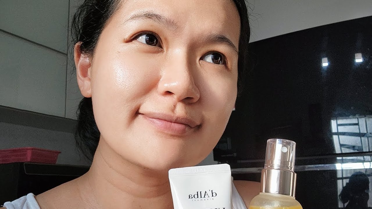 Adding d'Alba to my skin care routine for the day