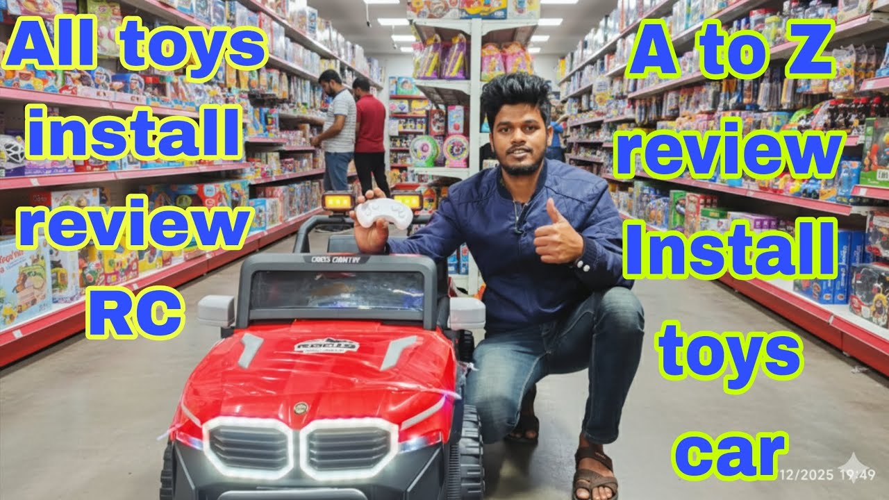 A to Z Install and review Toys car and Jeep ✅🚗