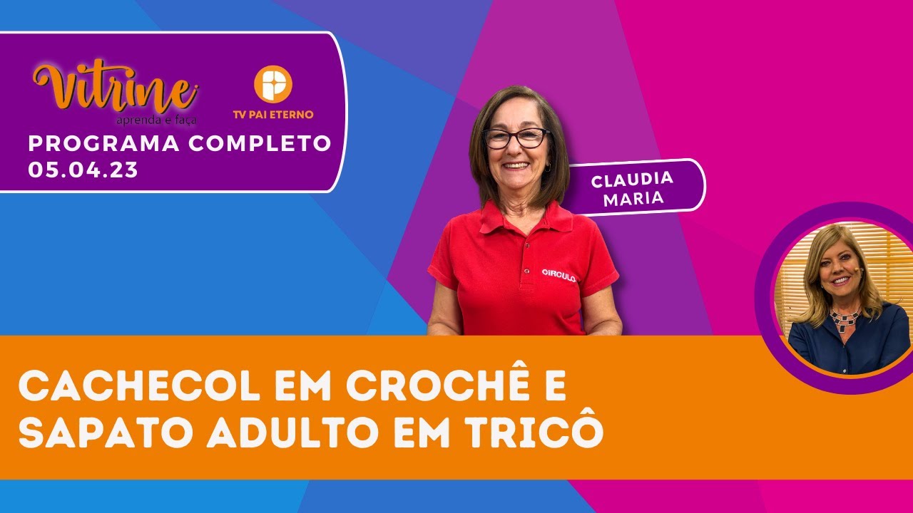 Claudia Pacheco recebe Cláudia Maria no Vitrine Aprenda e Faça