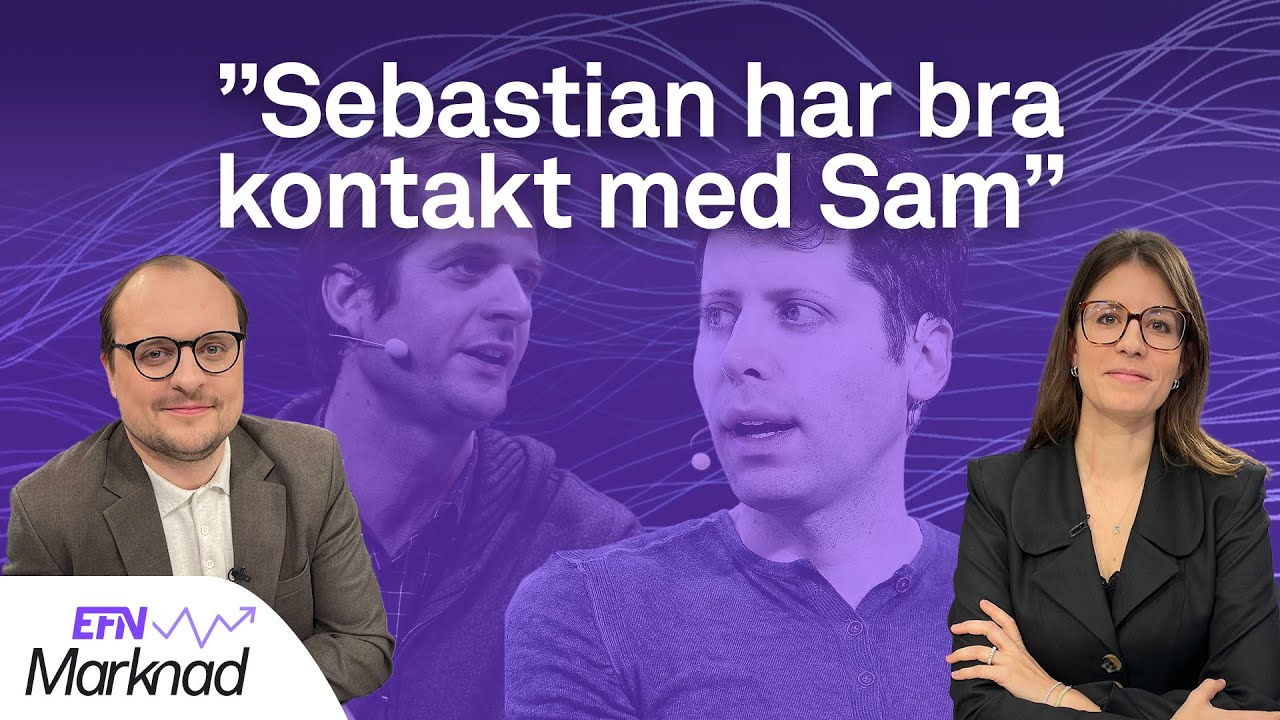Därför investerar Klarna-grundarens bolag i Open AI | EFN Marknad 1 december