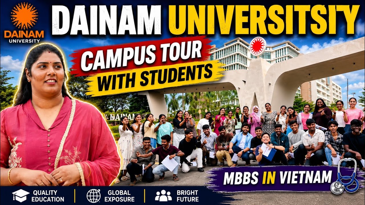 Campus Tour 2025 🎓 | Dai Nam University Vietnam | MBBS Student Life