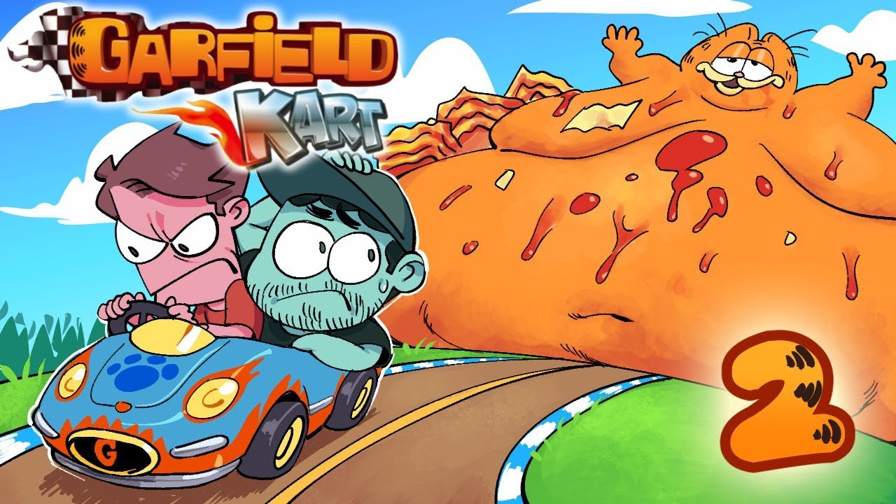 SuperMega Plays GARFIELD KART - EP 2: Lasagna