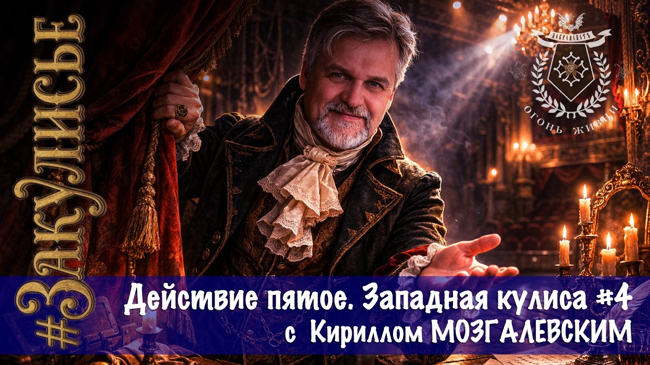 #Закулисье. Действие пятое. Западная кулиса #4 с Кириллом МОЗГАЛЕВСКИМ.