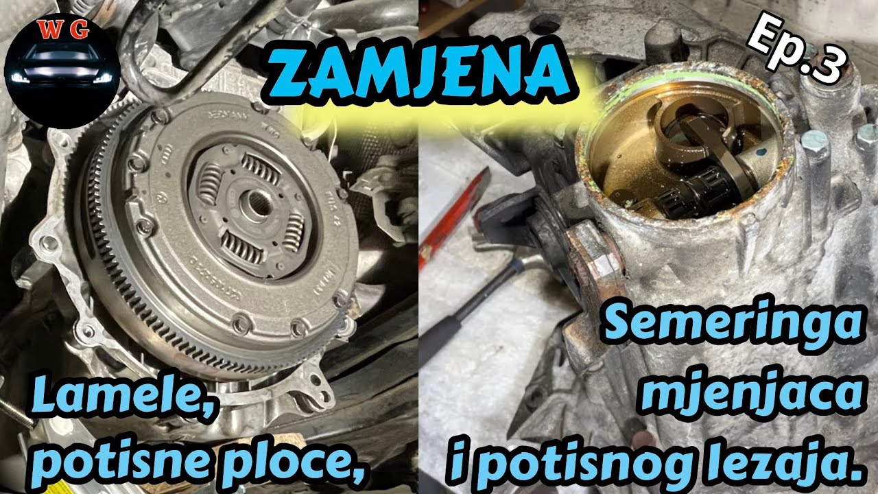 ZAMJENA LAMELE I ”OSVJEZENJE” MJENJACA PRIJE UGRADNJE.Audi A3. Kupi,sredi,prodaj ili sacuvaj…