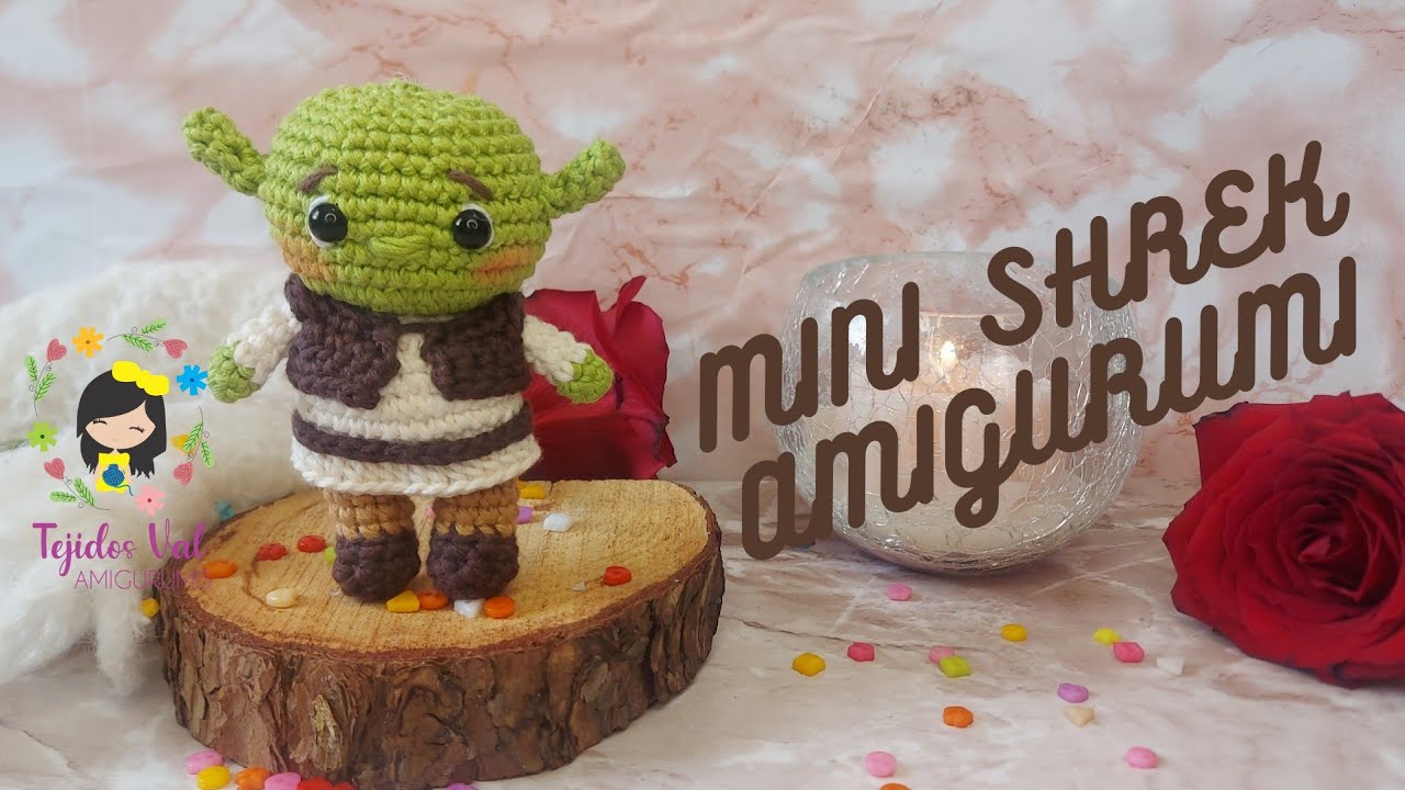Mini Shrek Amigurumi// Shrek a crochet// Tejidos Val