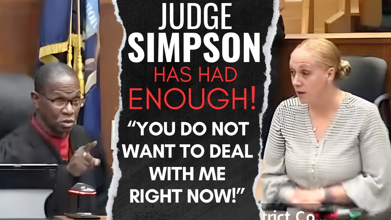 Victims Statement INFURIATES Judge Simpson! Judge Walks Off The Bench!