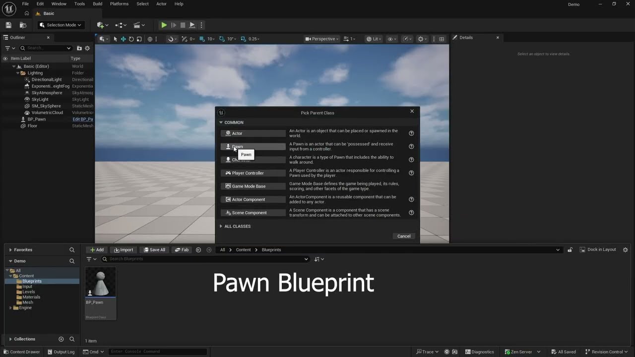 UE5 Pawn Color