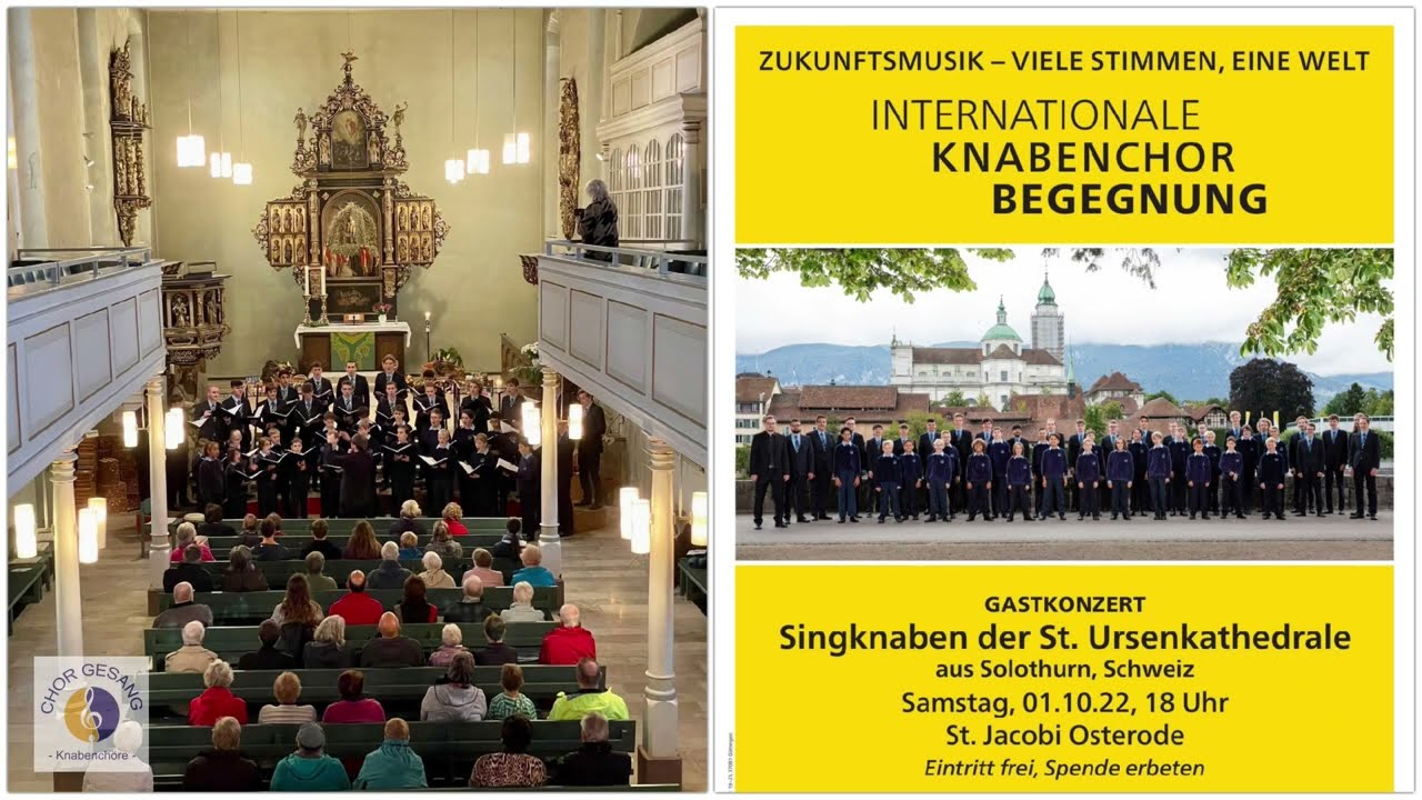 Solothurner Singknaben – Regionalkonzert | Internationale Knabenchorbegegnung Göttingen (2022)