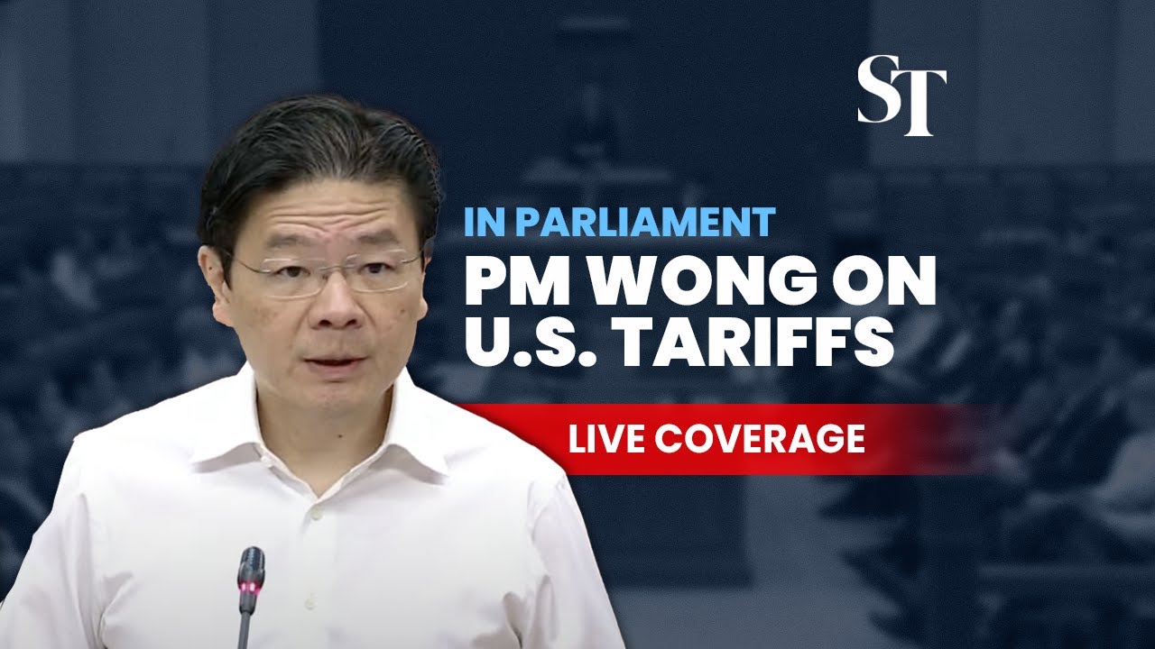 [LIVE] PM Wong on US tariffs, implications for Singapore