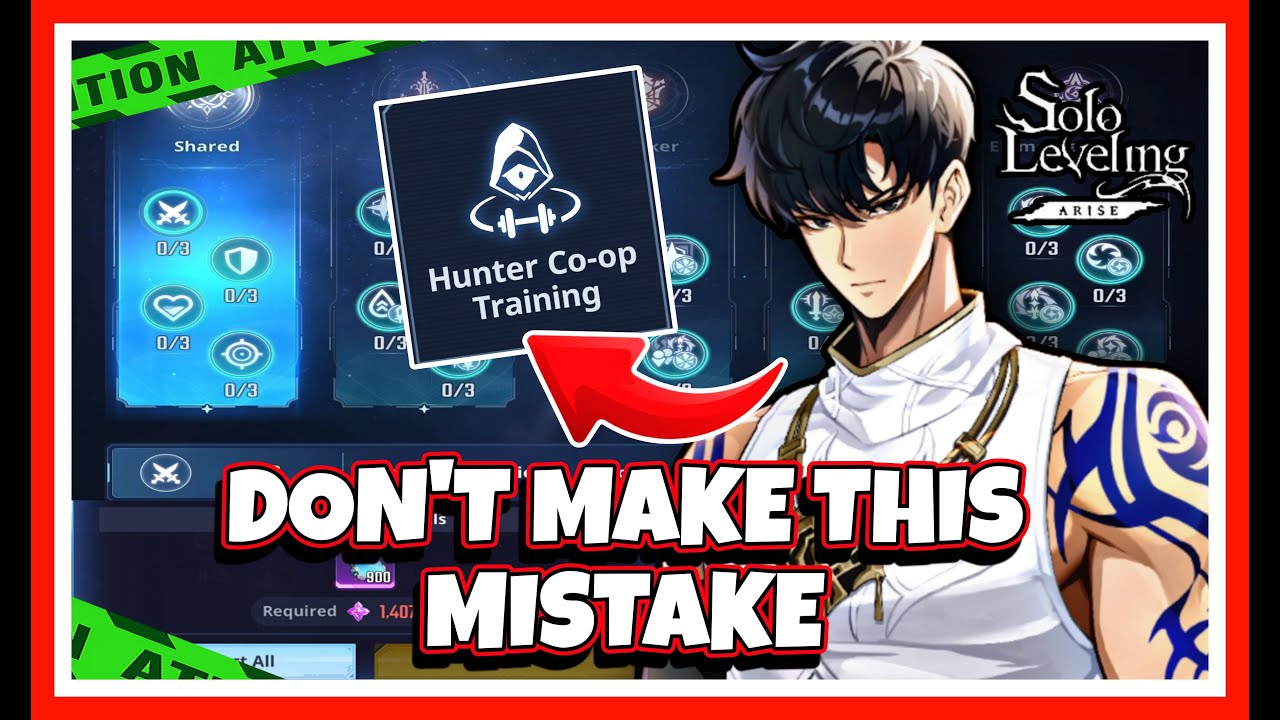 STOP DOING THIS WRONG! HUNTER CO-OP TRAINING GIVES INSANE CP [SOLO LEVELING: ARISE] 