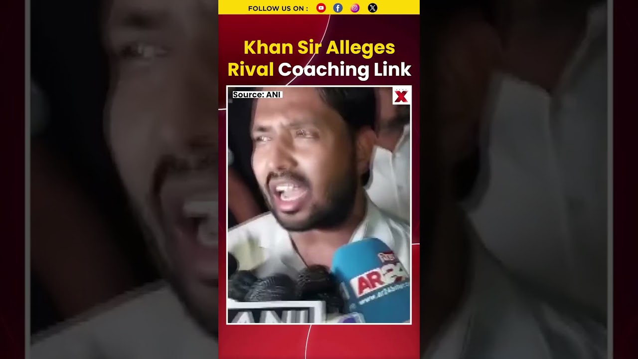 #mustwatch Khan Sir Alleges Rival Coaching Link After Firing Incident at His Institute