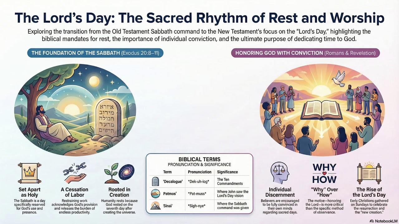 Sunday School Deep Dive - Feb 15 2026 - The Lord's Day Lesson