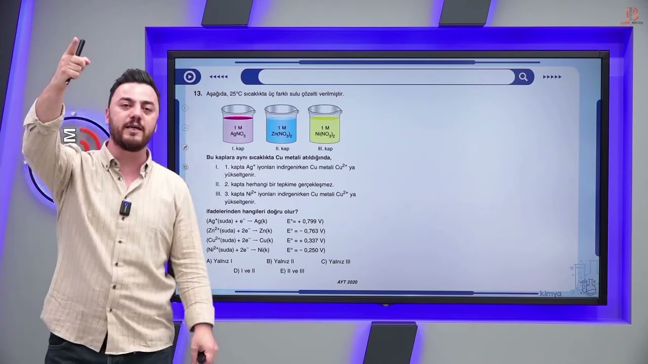 Kimya ve Elektrik 3 Tatlı Soru 