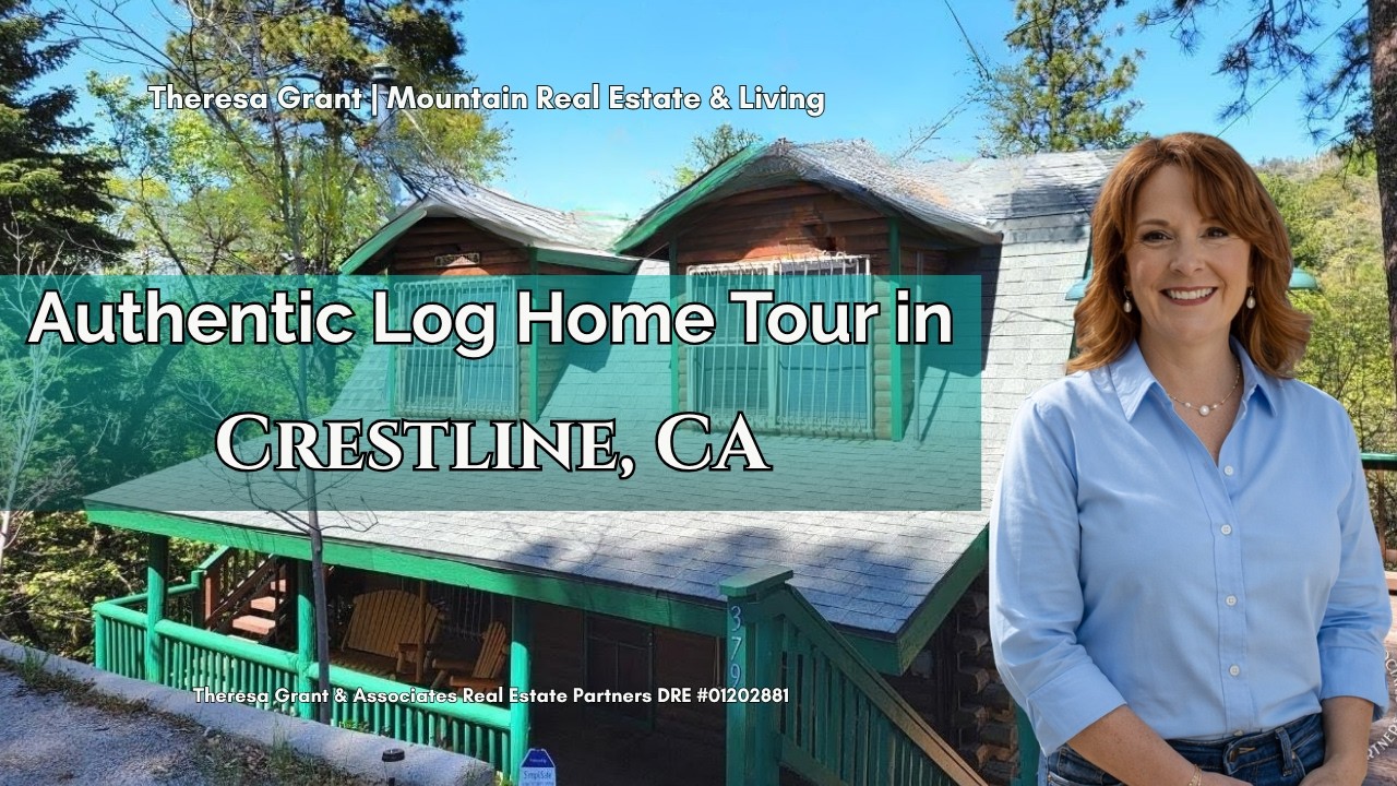 Authentic Log Cabin For Sale In Crestline, CA. Home Tour of 379 Dorn Dr. Near Lake Gregory, CA 2022