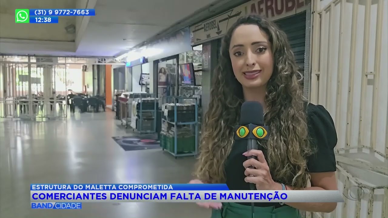 Moradores e comerciantes denunciam falta de manutenção no Edifício Maletta