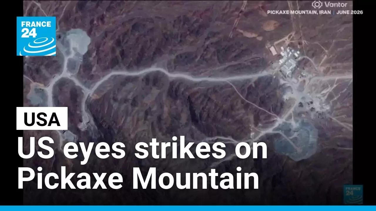 US eyes strikes on Iran's Pickaxe Mountain, believed to be an enrichment site &bull; FRANCE 24 English