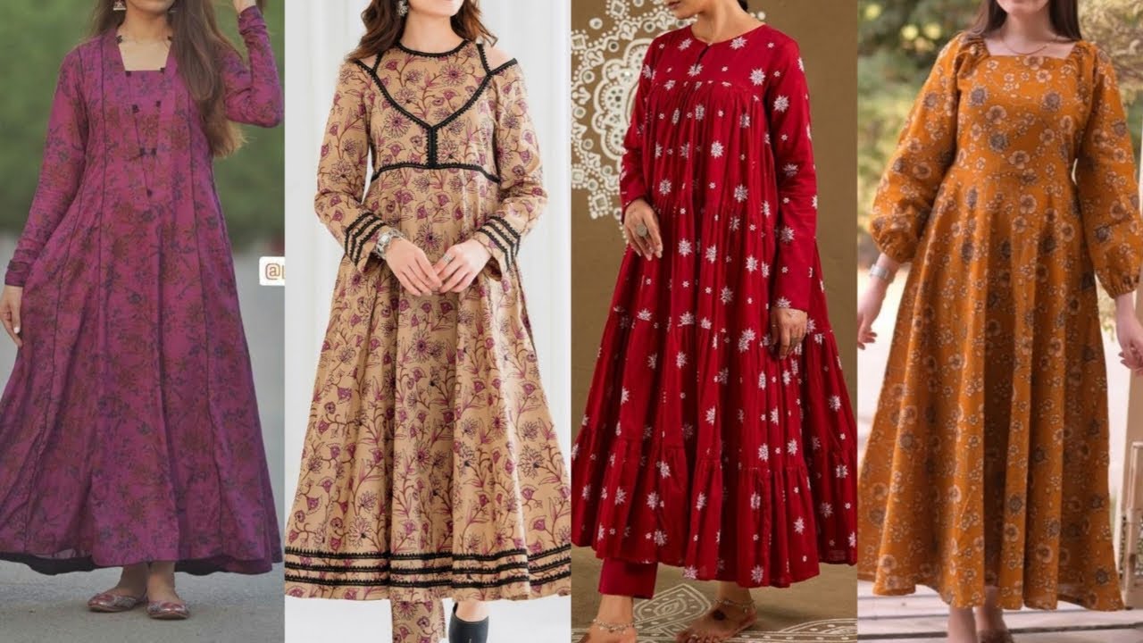 Trending Lawn Long Frocks Collection | Latest Fashion Trends | Dreamy Fashionista