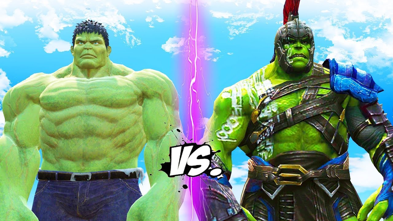 INCREDIBLE HULK vs GLADIATOR HULK (Thor Ragnarok)