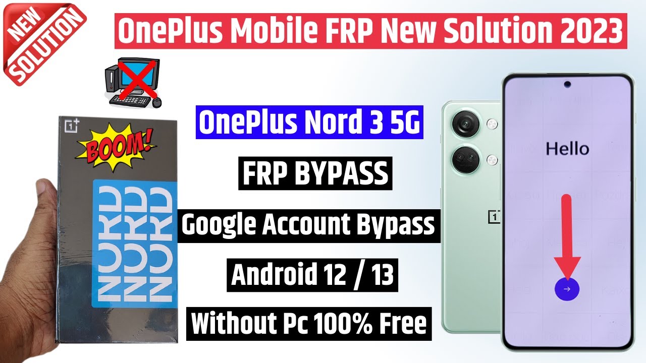 Unlock Any OnePlus Mobile Easily | New FRP Bypass Solution 2023 (No PC)