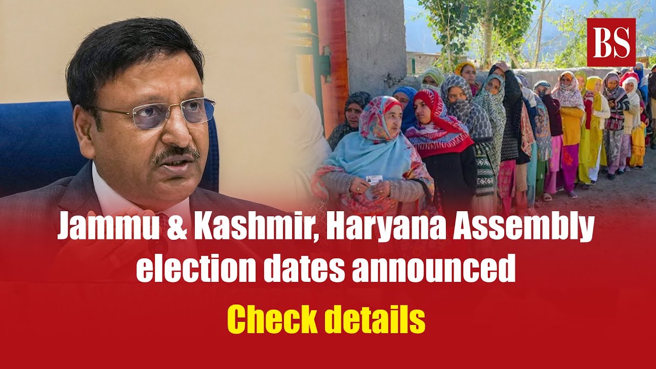 Jammu & Kashmir, Haryana Assembly election dates announced; check details
