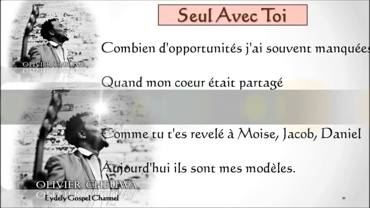 Seul Avec Toi Olivier Cheuwa