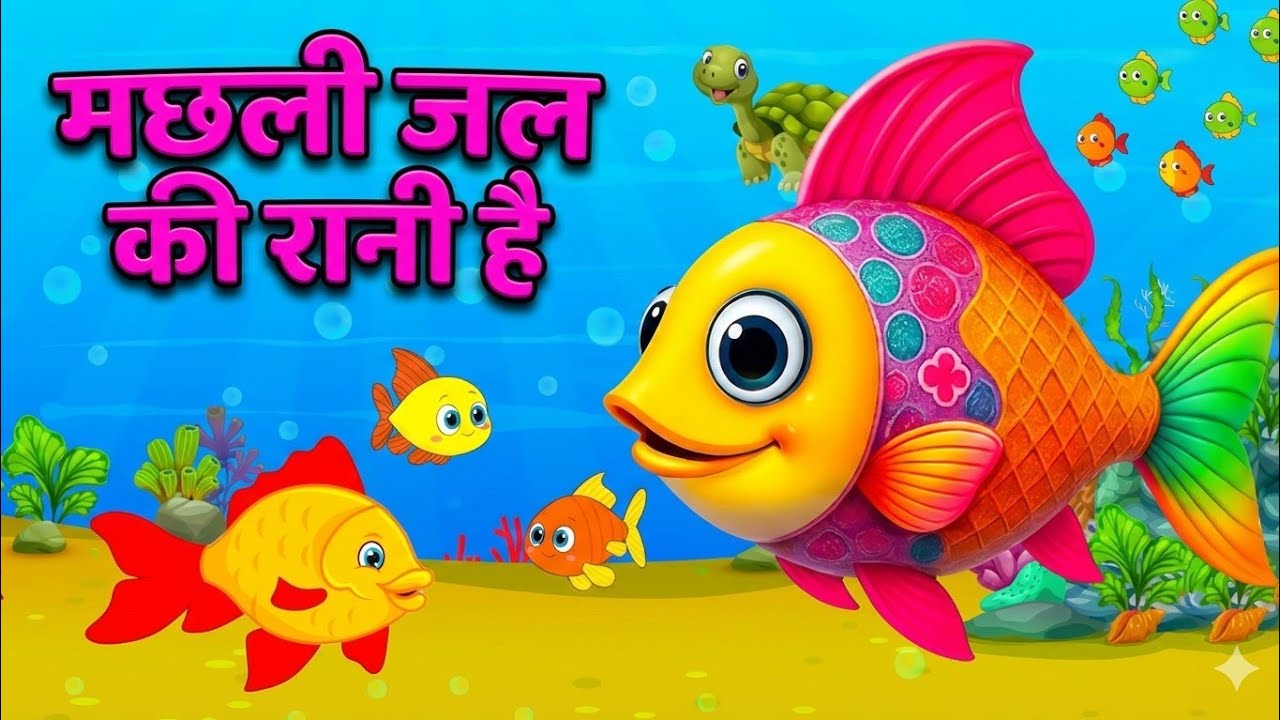 मछली जल की रानी है| Machli Jal Ki Rani Hai| kids rhymes| kids poems 