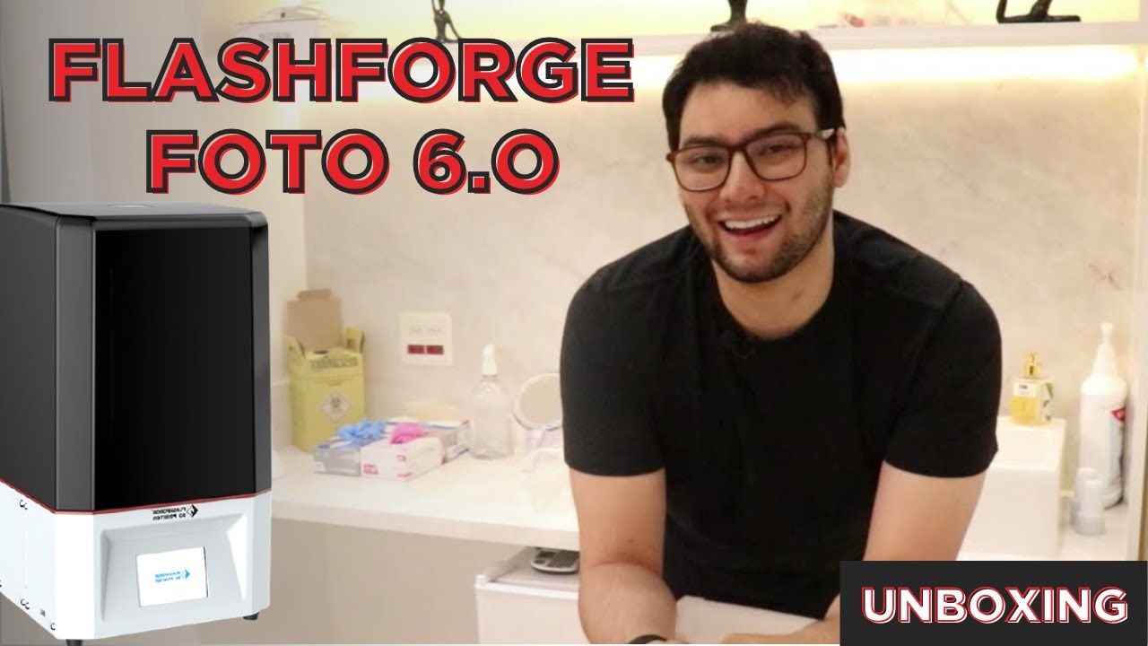 A impressora 3D dos Vingadores: FlashForge Foto 6.0 - Unboxing