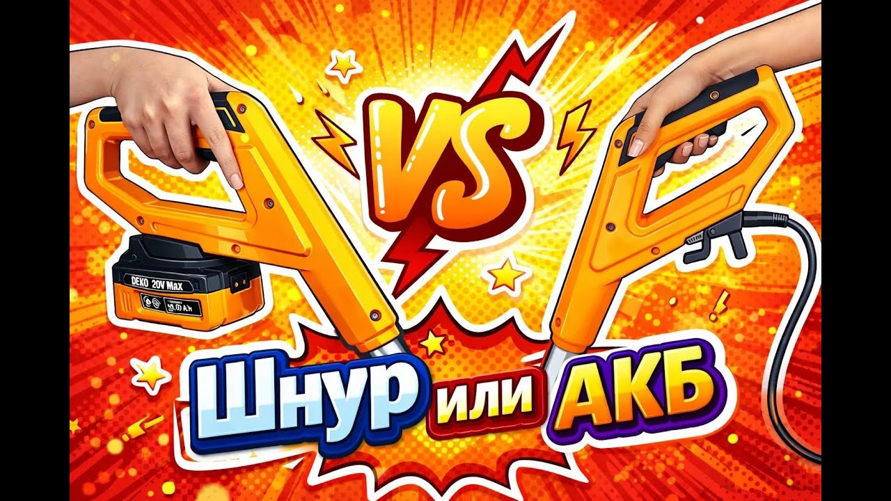 Сравнил 2 электрические лопаты для уборки снега. АКБ или розетка?