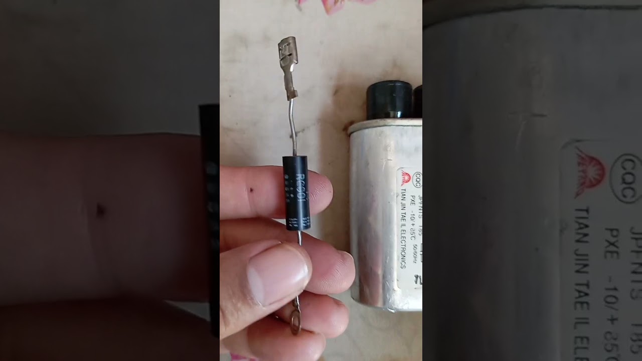 Microwave oven capacitor With Diode / High voltage capacitor of Microwave oven