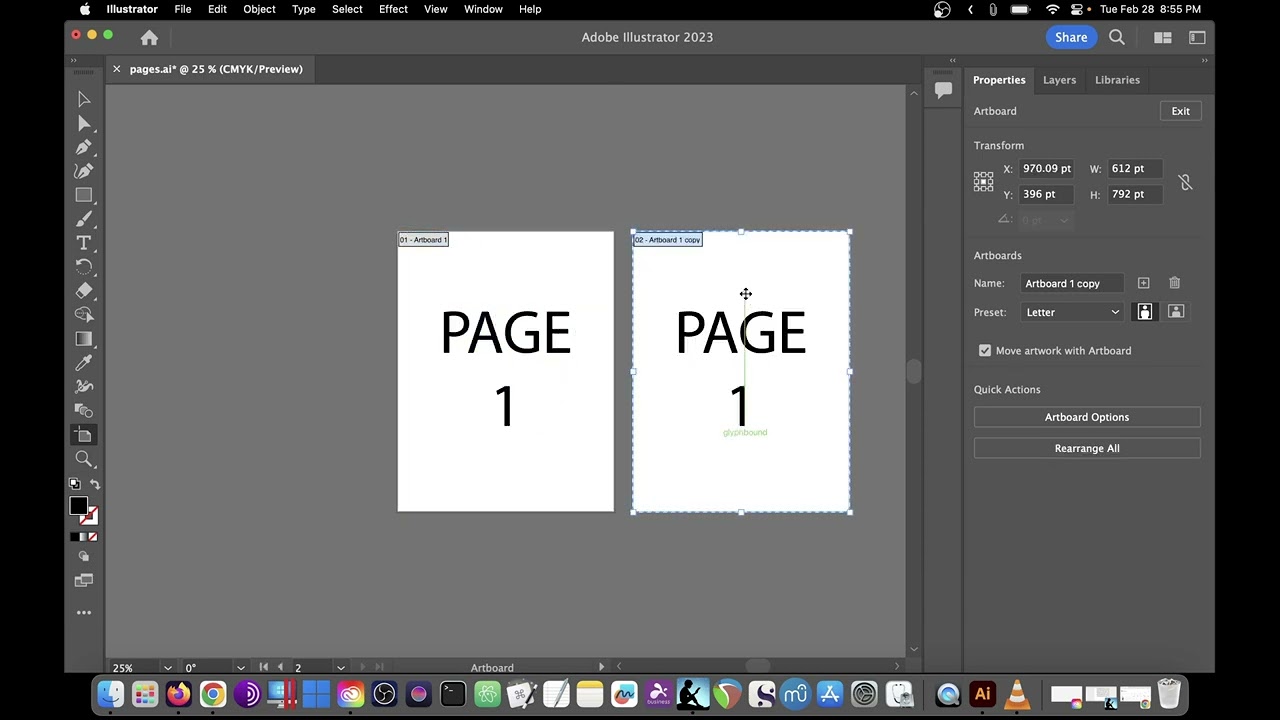 🔥 Adobe Illustrator &mdash; копирование страницы / копирование монтажной области &mdash; включая содержимое м...