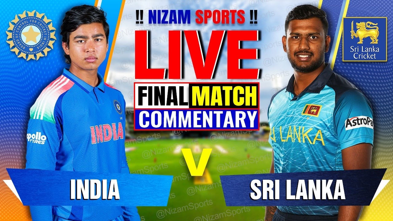 🔴Live: India vs Sri Lanka | Final | Live Cricket Score & Commentary
