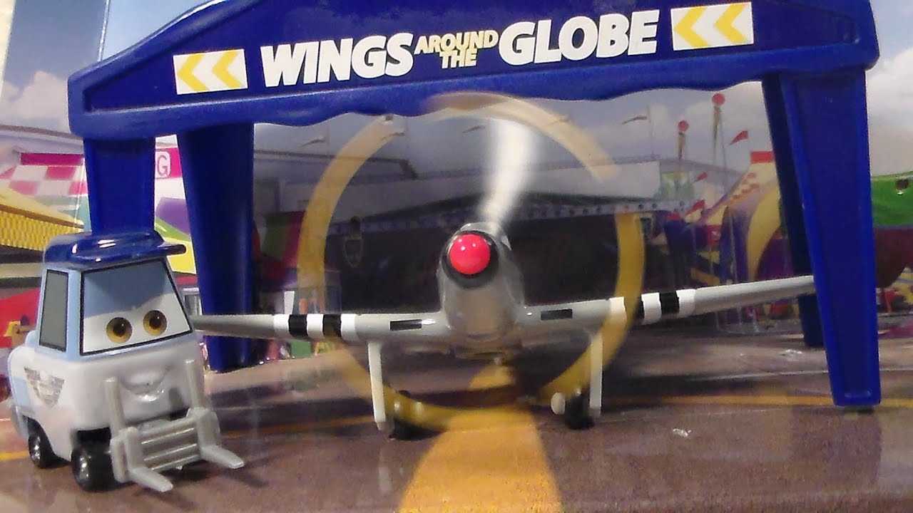 Judge Davis Pit Row Gift Pack, Roper 2014 Mattel Disney Planes Diecast Unboxing Review!