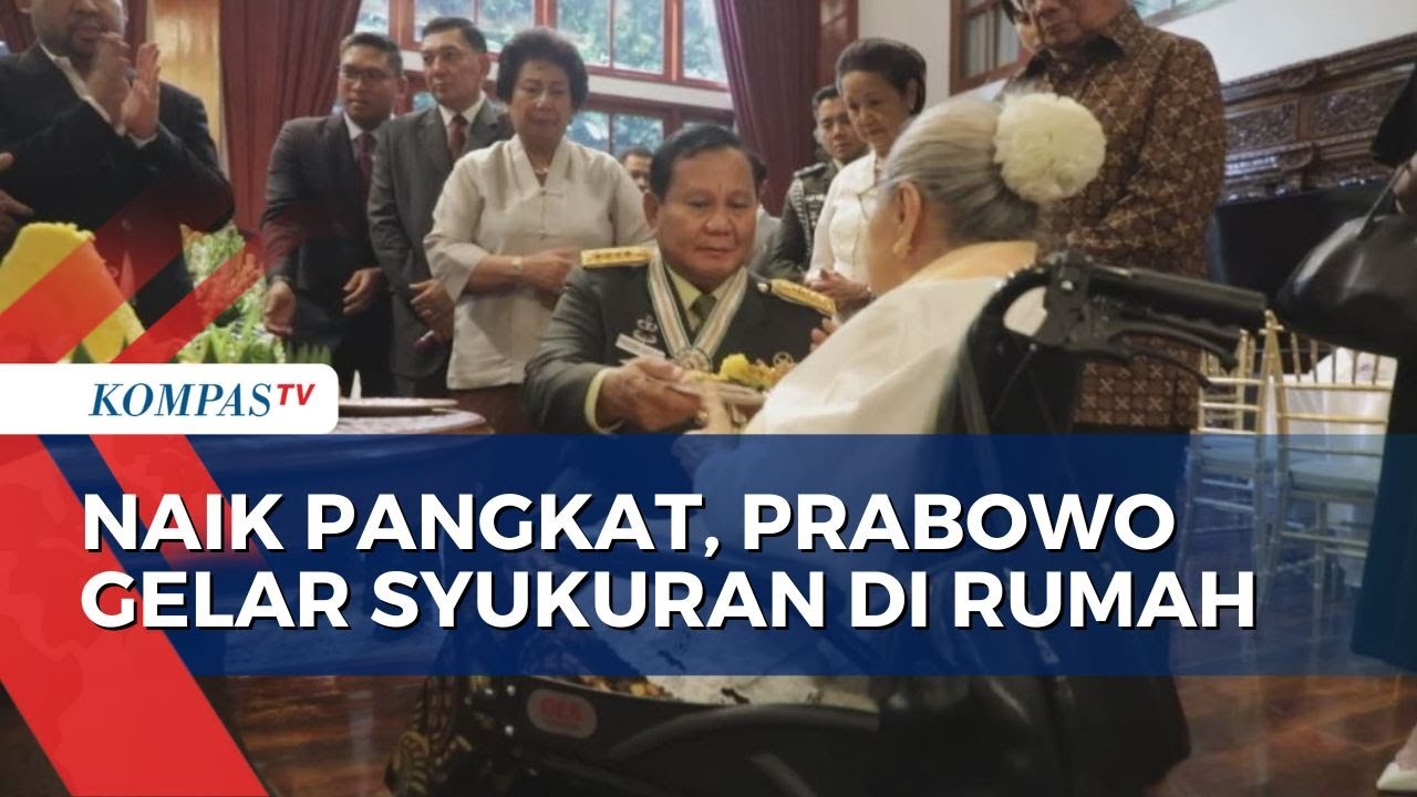Usai Dianugerahi Jenderal Bintang 4, Prabowo Gelar Syukuran di Kertanegara