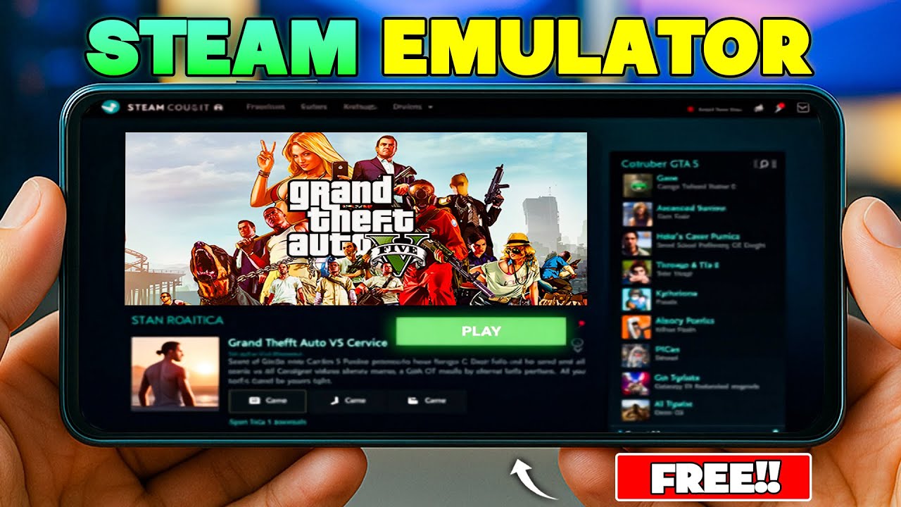 I Turned my phone into *Steam Emulator* 🫨- Run AAA Games?