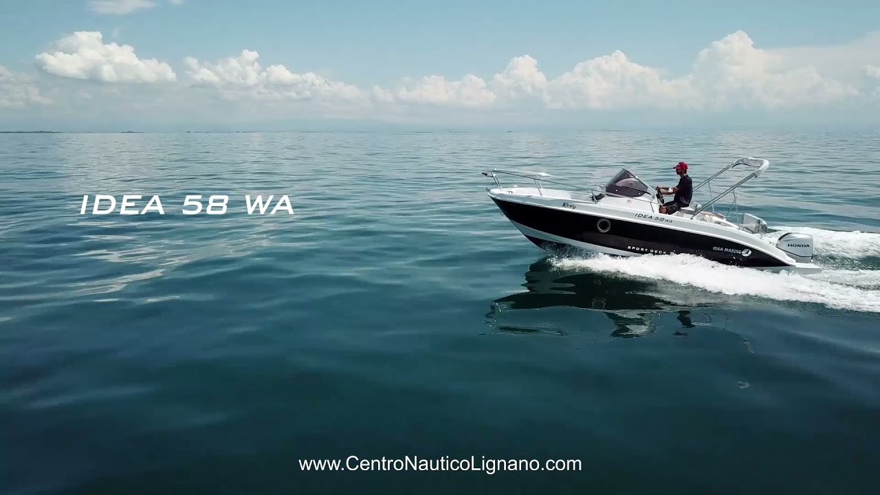 Idea Marine 58 WA 2022 con Honda Marine BF40E - music trailer