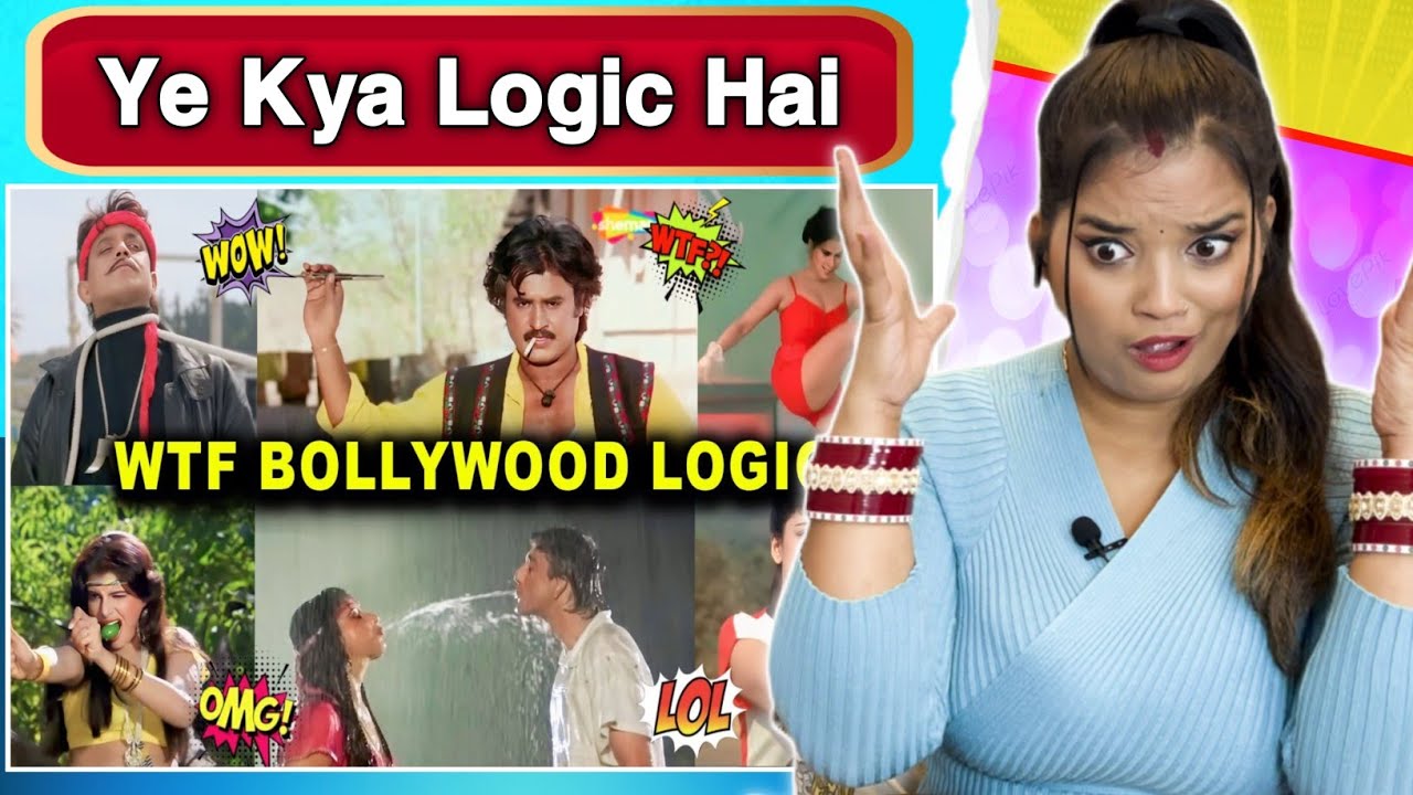 Bollywood No Logic Scenes | Jhallu Bhai | REACTION | SWEET CHILLIZ |