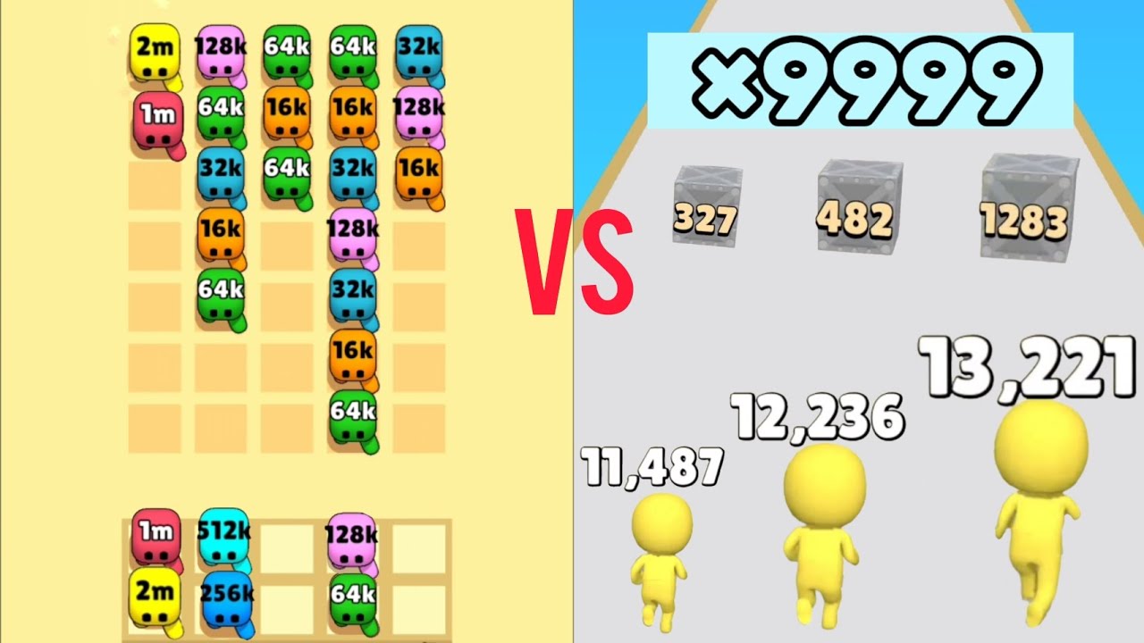 2048 Merge Master VS PushHarder (I became 2M)