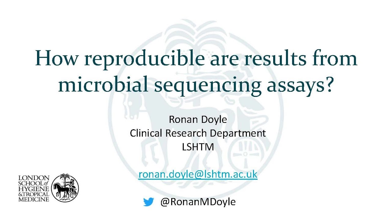 Microgenomics 2021 webinar: How reproducible are results from microbial sequencing assays?