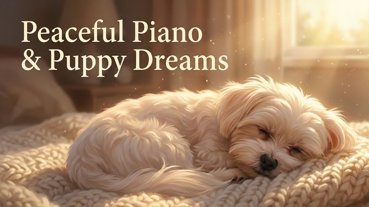 Peaceful Piano & Puppy Dreams: Adongi's Gentle Gift of Rest