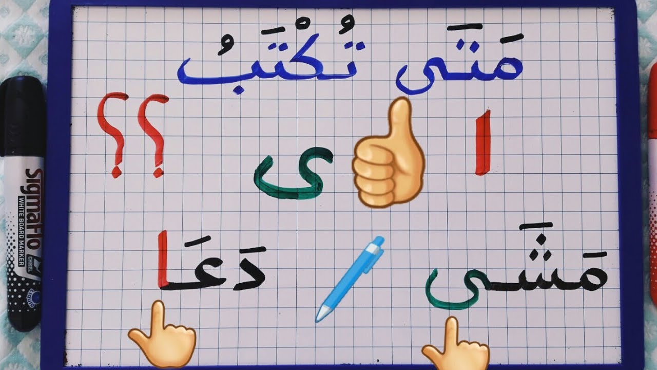 الدرس100:الألف المقصورة والممدودة في الأفعال(قواعد مهمة  /درس مهم جدا جدا وشرح مبسط جدا جدا.