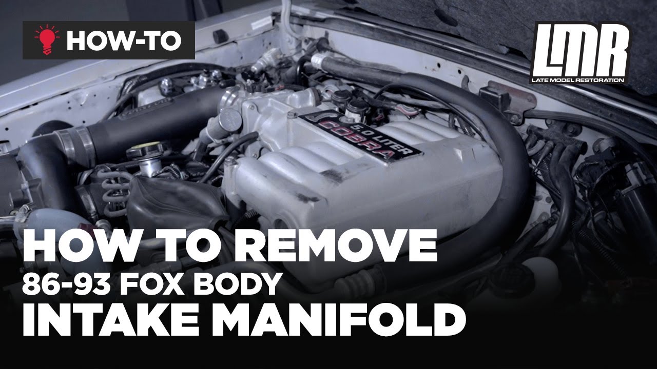 How To Remove Fox Body Mustang Upper Intake Manifold (86-93)