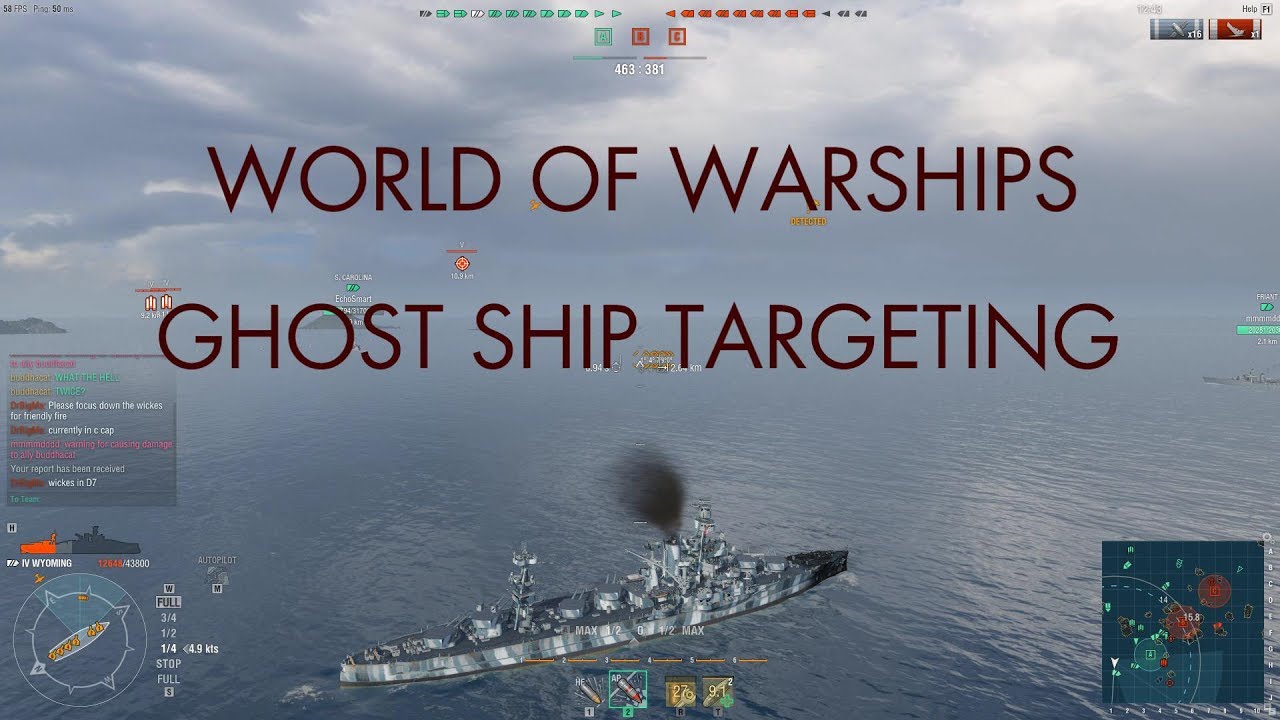 World of Warships Aiming Method -- Ghost Ship Targeting