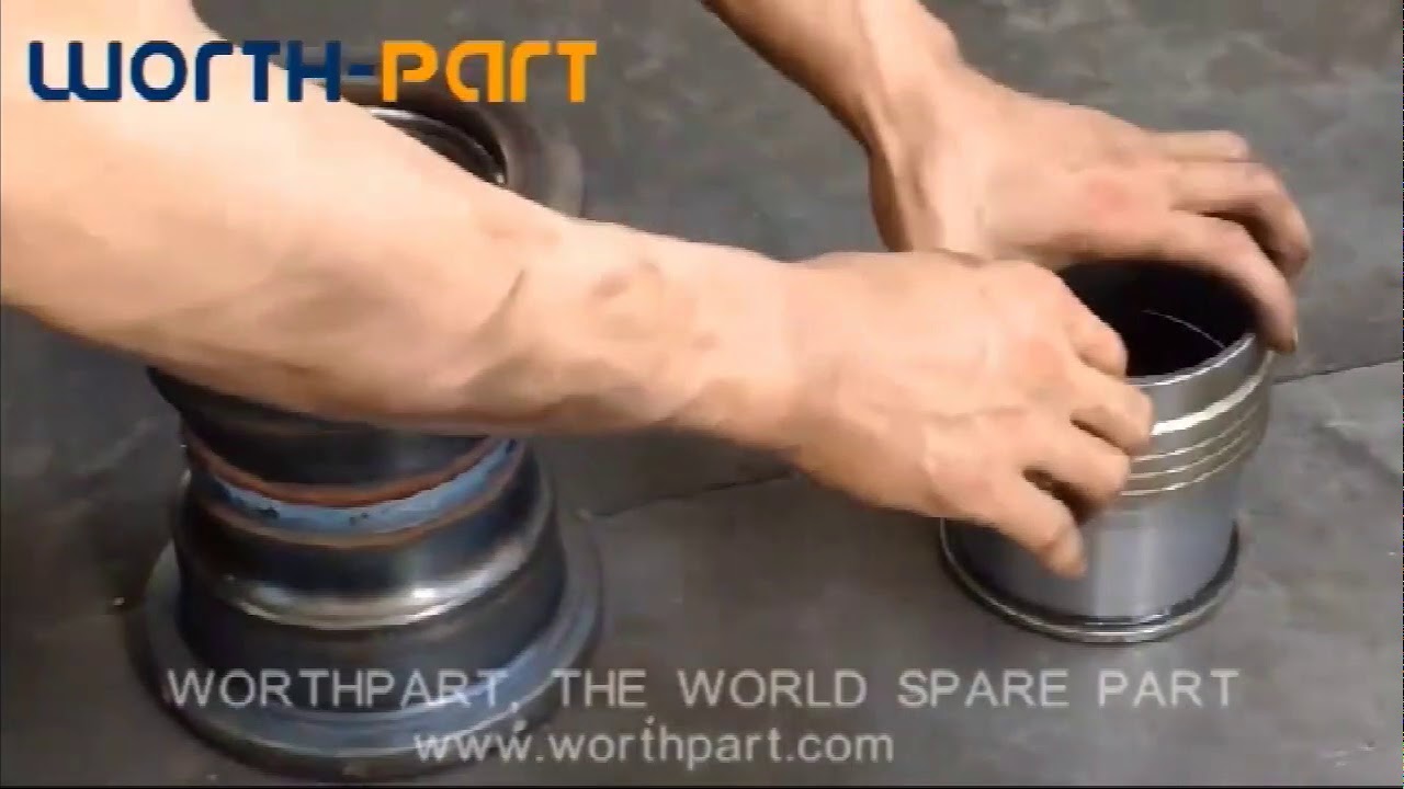 Excavator track roller processing