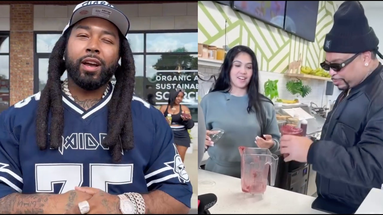 Big Meech & Lil Meech Pull Up To Icewear Vezzo Wife&rsquo;s Smoothie Shop